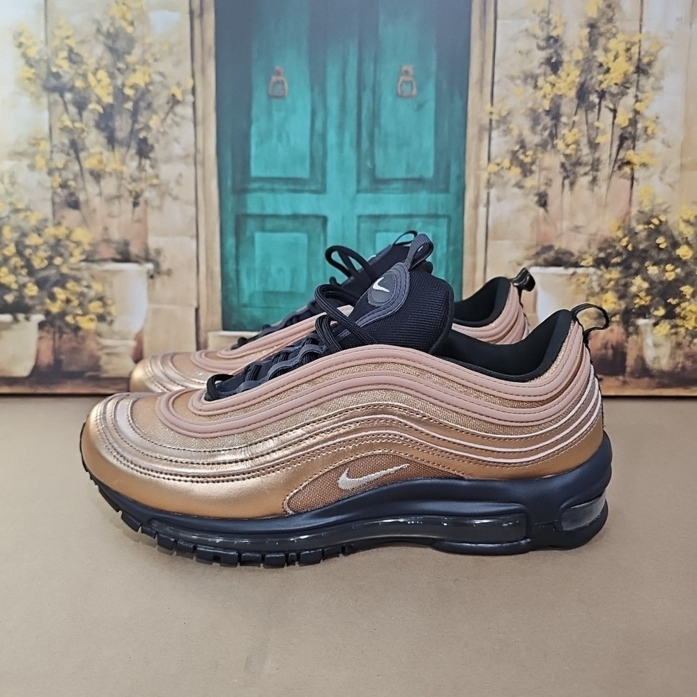 Nike Air Max 97 Copper Rose Gold 2019 Metallic Bronze Shoes CT1176-900 Size 10